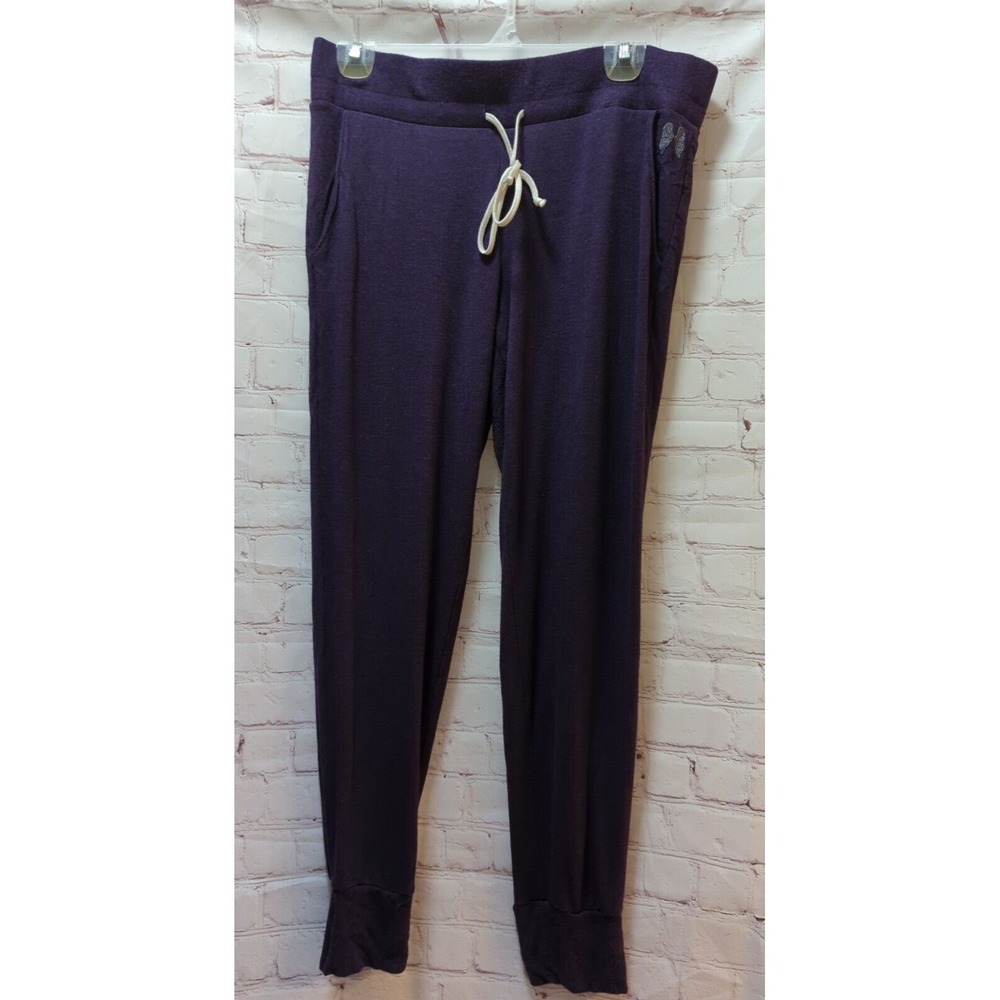 Victoria Secret angel wings purple lounge pants joggers M Medium soft